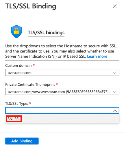 Install An SSL TLS Certificate In Microsoft Azure App Service Web Apps